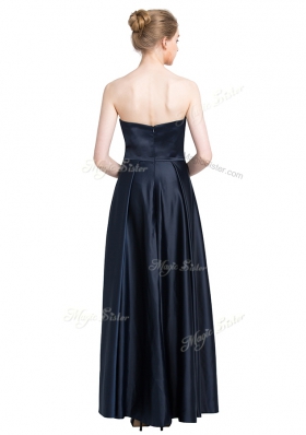 Chic Black Sweetheart Zipper Beading Prom Evening Gown Sleeveless