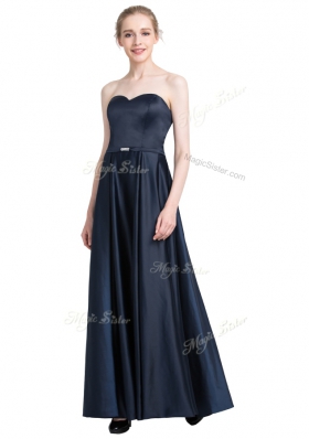 Chic Black Sweetheart Zipper Beading Prom Evening Gown Sleeveless
