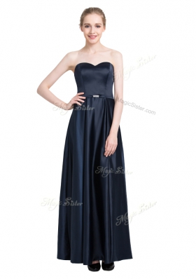 Chic Black Sweetheart Zipper Beading Prom Evening Gown Sleeveless
