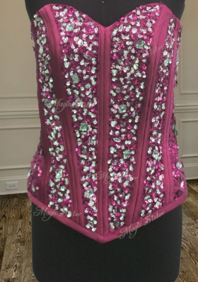 Three Piece Floor Length Multi-color Vestidos de Quinceanera Tulle Sleeveless Beading and Ruffles and Sequins