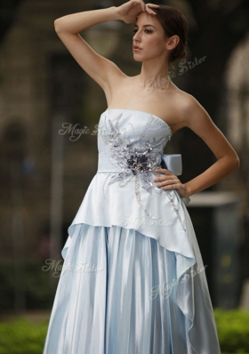 Colorful Silver Sleeveless Chiffon Side Zipper Evening Dress for Prom and Party