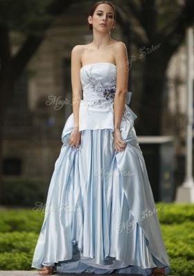 Colorful Silver Sleeveless Chiffon Side Zipper Evening Dress for Prom and Party