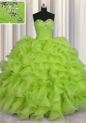 Floor Length Lace Up Vestidos de Quinceanera for Military Ball and Sweet 16 and Quinceanera with Beading