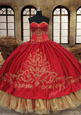 Inexpensive Wine Red Sleeveless Organza and Taffeta Lace Up Quinceanera Gowns for Military Ball and Sweet 16 and Quinceanera