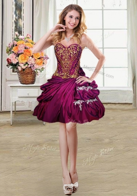 Sweetheart Sleeveless Organza Pageant Dress for Womens Beading and Appliques and Pick Ups Lace Up