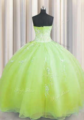 Zipper Up Floor Length Olive Green Ball Gown Prom Dress Sweetheart Sleeveless Zipper