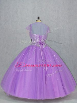 Admirable Sleeveless Lace Up Floor Length Beading Sweet 16 Quinceanera Dress