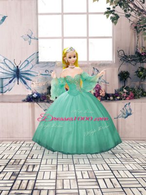 Captivating Floor Length Green Quince Ball Gowns Sweetheart Long Sleeves Lace Up