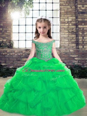 Best Turquoise Off The Shoulder Lace Up Pick Ups Custom Made Pageant Dress Sleeveless