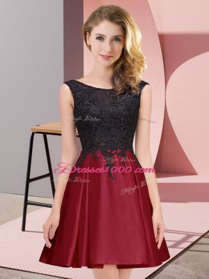 Graceful Sleeveless Lace Zipper Wedding Guest Dresses