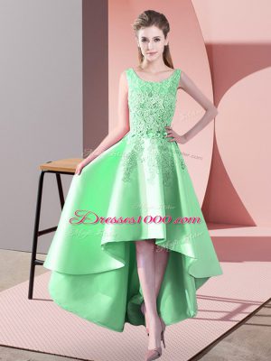 Fashion Sleeveless Lace Zipper Court Dresses for Sweet 16