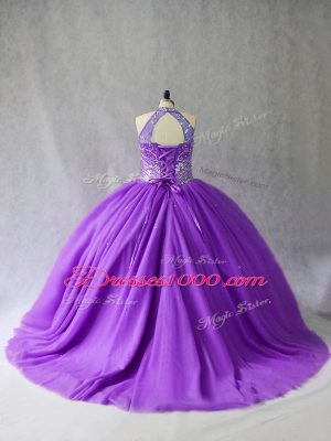 Sleeveless Beading Lace Up Sweet 16 Quinceanera Dress