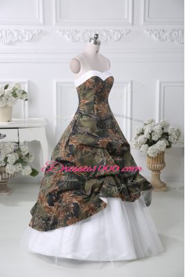 New Style Lace Up Prom Gown Multi-color for Sweet 16 and Quinceanera with Pick Ups Court Train