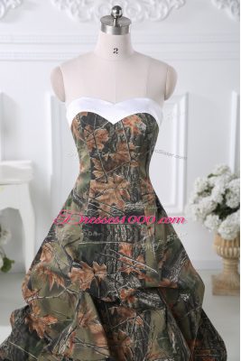 New Style Lace Up Prom Gown Multi-color for Sweet 16 and Quinceanera with Pick Ups Court Train