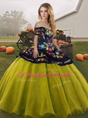 Deluxe Floor Length Ball Gowns Sleeveless Olive Green Quinceanera Gown Lace Up