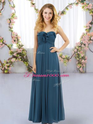 Fine Sleeveless Ruffles Lace Up Quinceanera Court of Honor Dress