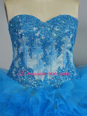 Latest Lace Up 15th Birthday Dress Multi-color for Sweet 16 and Quinceanera with Appliques and Ruffles