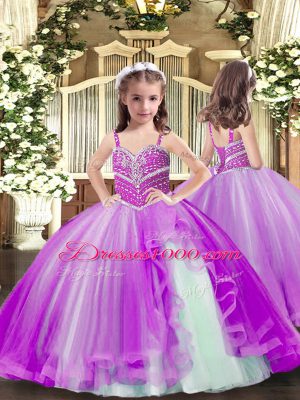 Clearance Sleeveless Beading Lace Up Sweet 16 Quinceanera Dress