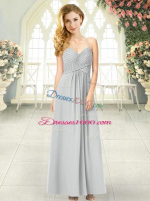 Exquisite Sleeveless Ruching Criss Cross Homecoming Dress