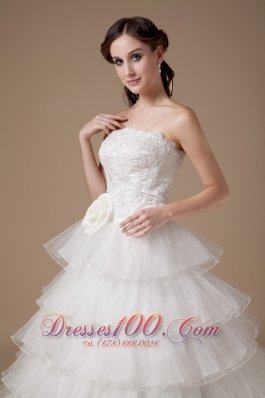 Layered Wedding Gown Beading Decorate Train Online