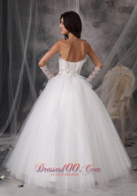 Looking Strapless Wedding Gown Puffy Skirt