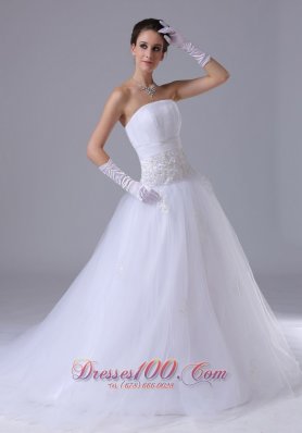 Wedding Dress Beading Decorate Sash Tulle