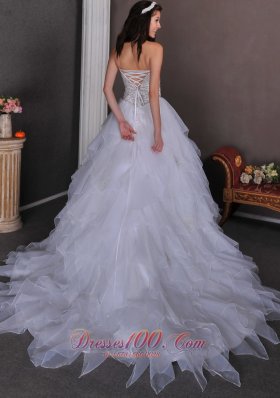 Wedding Dress A-line Sweetheart Beading Layer