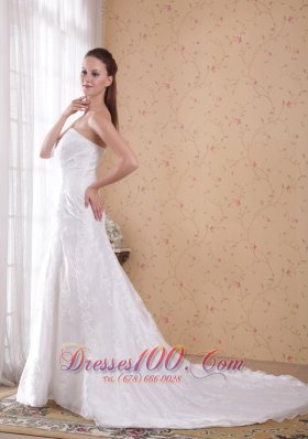 Cinderella Lace Bridal Dresses Princess Strapless Court