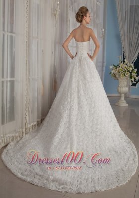 Luxurious Wedding Bridal Gowns Special Sweetheart Chapel