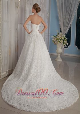 Luxurious Wedding Bridal Gowns Special Sweetheart Chapel