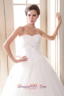 Beading Bridal Dress Sweetheart Empire Fairy Tales Tulle