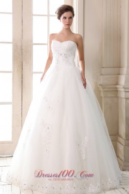 Beading Bridal Dress Sweetheart Empire Fairy Tales Tulle