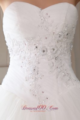 Beading Bridal Dress Sweetheart Empire Fairy Tales Tulle