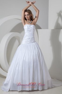 Wonderful Ruched Bridal Gowns Strapless On Sale