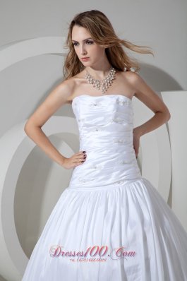 Wonderful Ruched Bridal Gowns Strapless On Sale