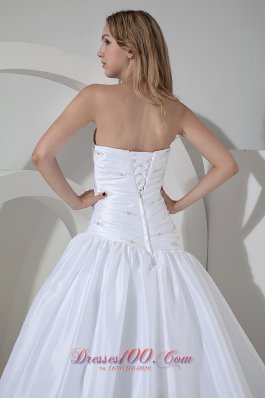 Wonderful Ruched Bridal Gowns Strapless On Sale