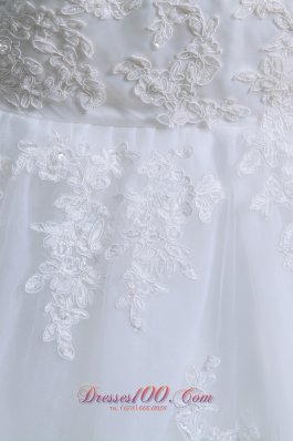 Tulle Lace Wedding Dress Mermaid Straps on Sale