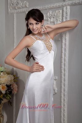 High Quality Taffeta Spaghetti Straps Bridal Gowns