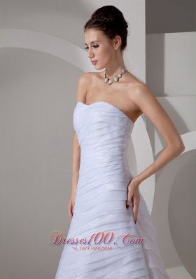 Special Ruchings Wedding Gowns Sweetheart Ruch