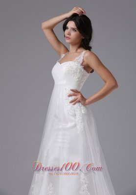 Timeless Straps Beaded Wedding Dress On Sale