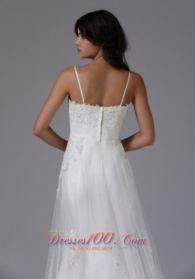 Timeless Straps Beaded Wedding Dress On Sale