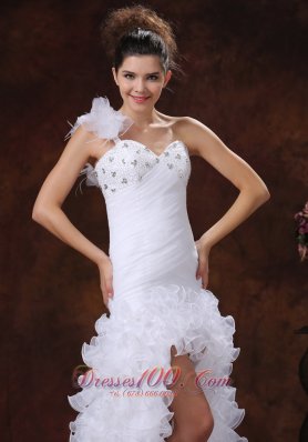 Hith-low Beaded Decorate Bridal Dresses