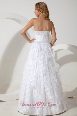 Special Fabric Beading Column Sweetheart Wedding Dress