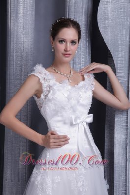 Elegant Square Tulle Lace Wedding Dress 2013