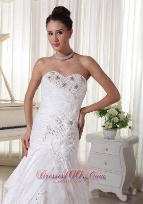 Latest Beading and Layers Wedding Dress