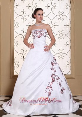 Coloured wedding dresses for larger ladies