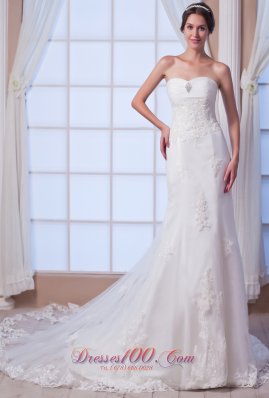 Mermaid Sweetheart Lace Beading Wedding Gowns