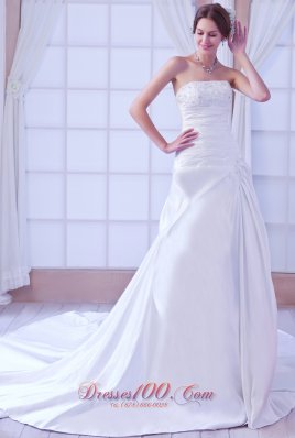 Sweetheart Taffeta Beading Bridal Dress On Sale