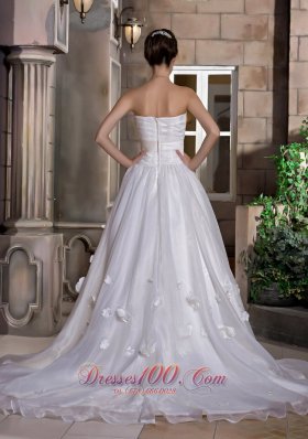 Taffeta and Organza Ruching Ruffles Bridal Dresses