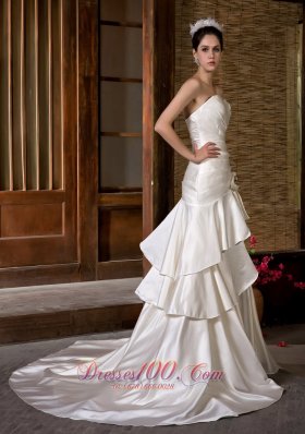 Bridal Dresses Sweetheart Floral Taffeta Ruch 2013